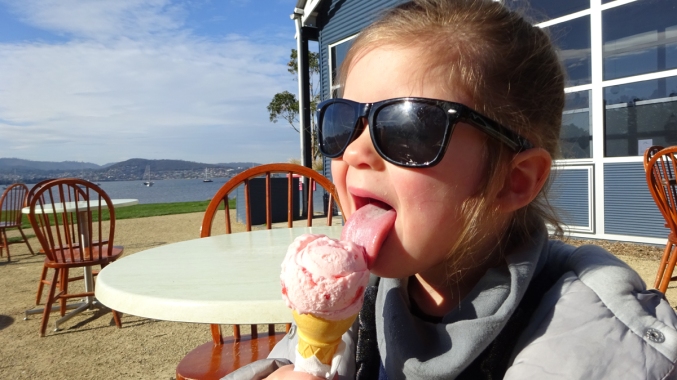 Pink (aka strawberry) ice cream is a must. 